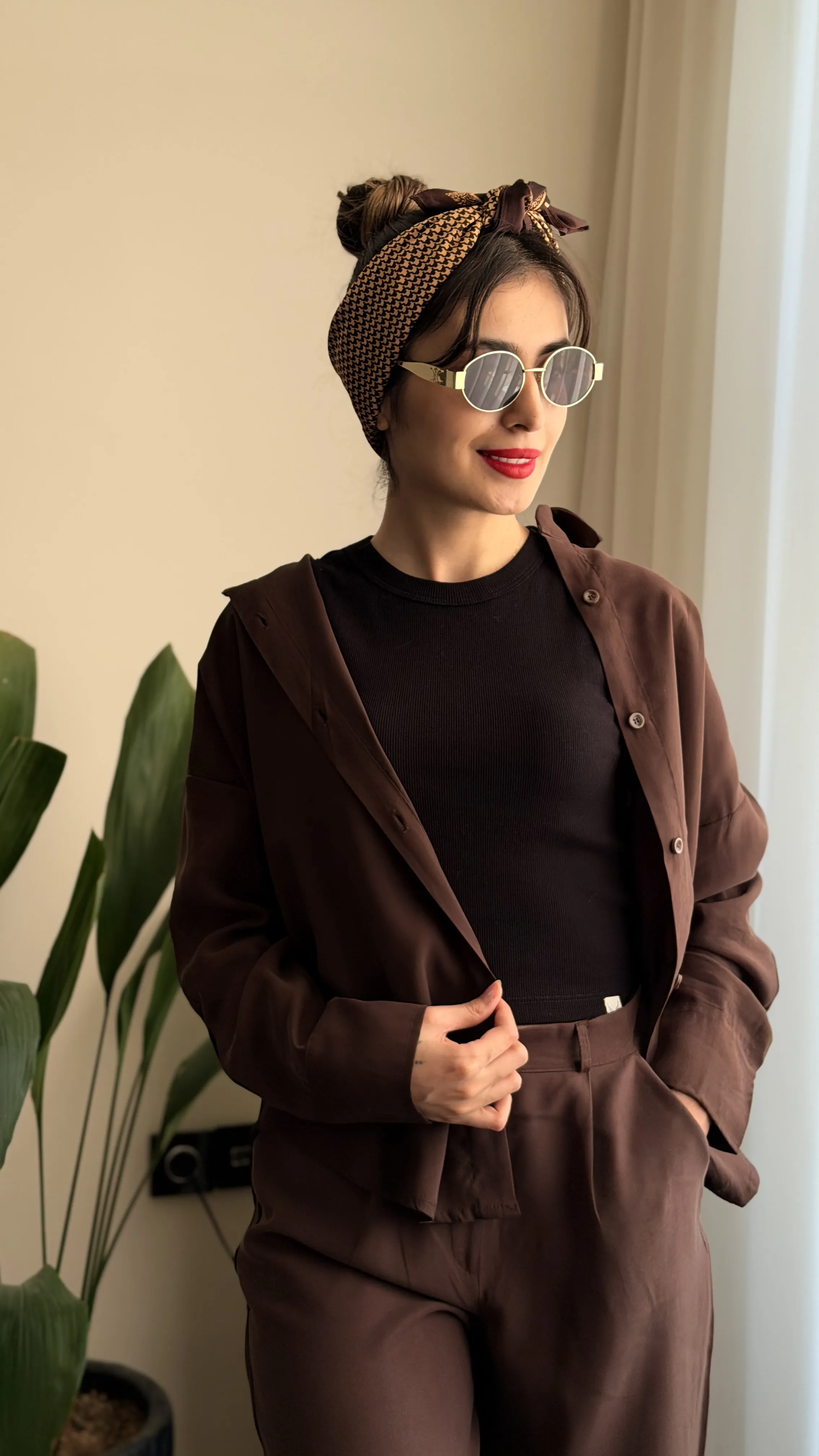 تصویر محصول شومیز سیلک یقه پیراهنی