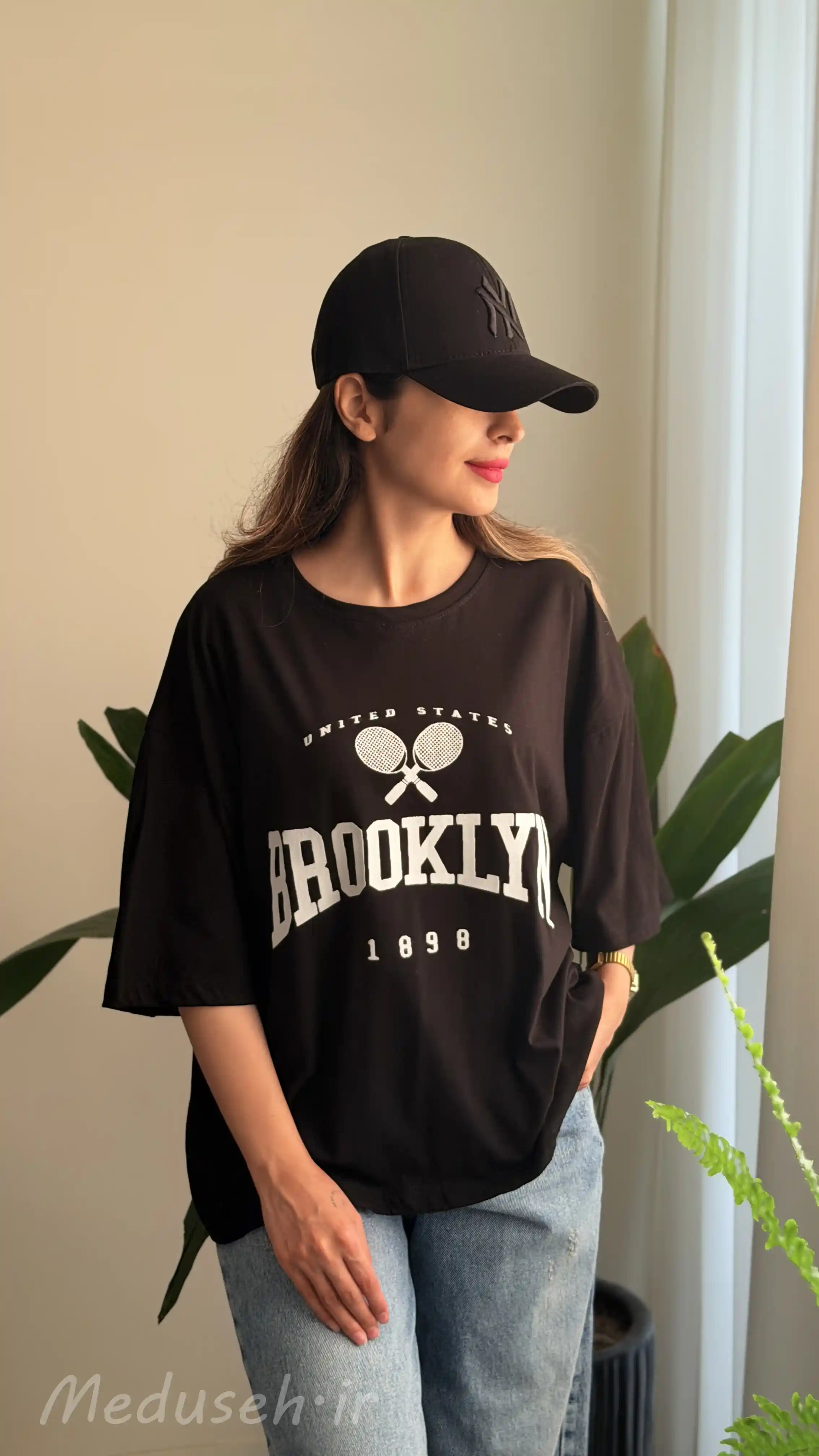 تیشرت باکسی طرح BROOKLYN