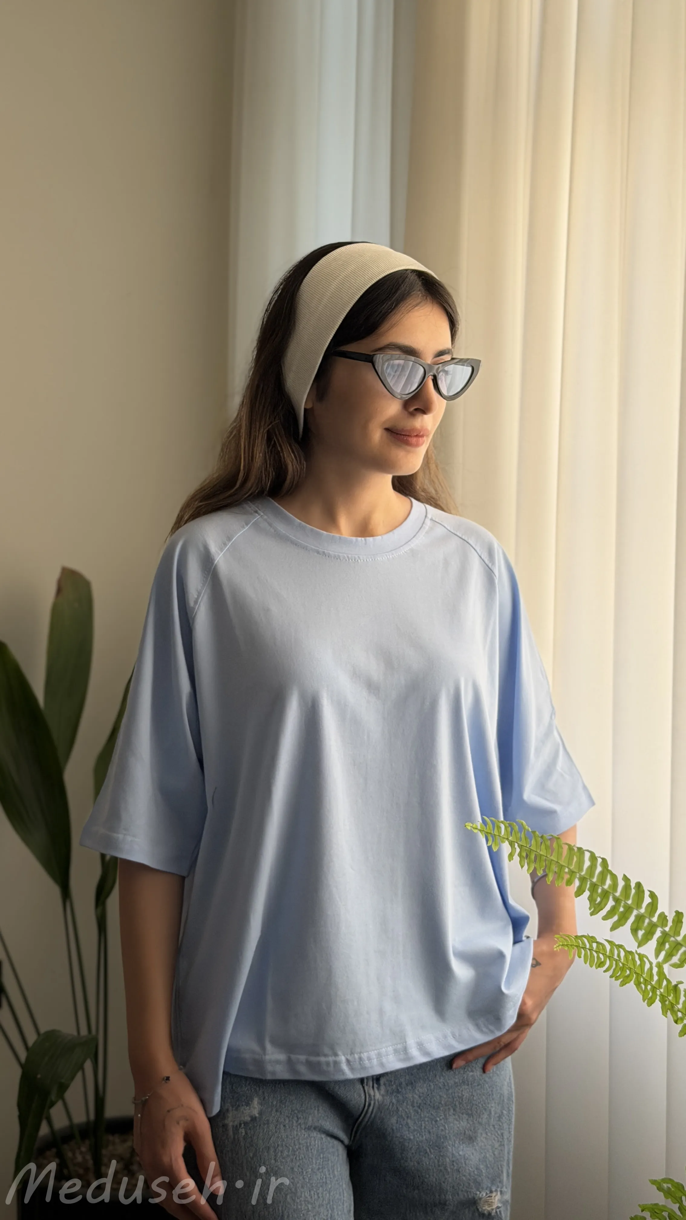 تیشرت بیسیک باکسی زنانه